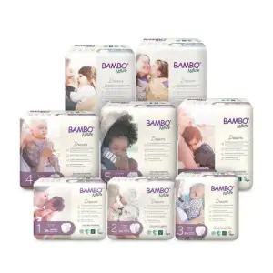 밤보드림 아기 기저귀 2단계 밴드형 1박스 32매x6팩)