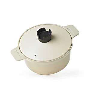 글라스락 셰프토프 캥거루 풀인덕션 냄비, 아이보리, 24cm, 1개