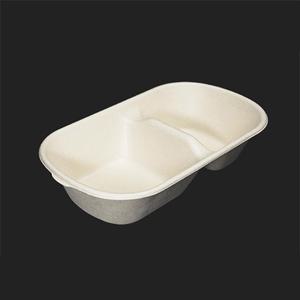 식품포장 버개스 크라프트 펄프용기 BH003 500개(뚜껑별도)