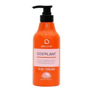 코스플랜트 선크림 500ml SPF50+PA+++ 백탁없는 온가족 대용량 썬크림 펌프형
