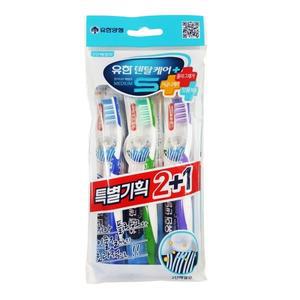 유한양행 유덴트 센서티브 배열모 3입 칫솔 x 8개
