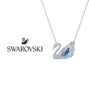 스와로브스키 SWAROVSKI 주얼리 DAZZLING SWAN 블루스완 로듐 플래팅 목걸이 5533397