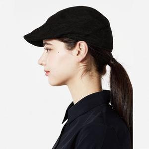 밴드형 헌팅캡 카페 바리스타 레스토랑 주방 홀 모자 (블랙)