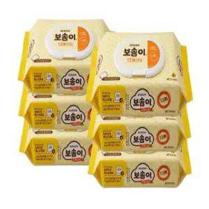 보솜이 안심 물티슈 13무 캡형 60매 6팩