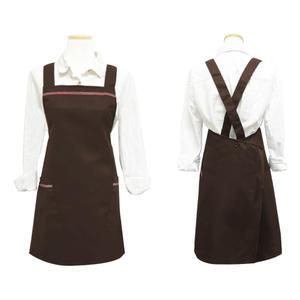 X형 엉덩이 덮는 랩스타일 앞치마