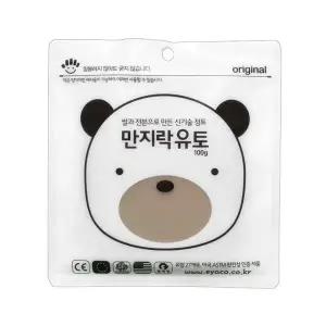 이야코 만지락 소프트유토 100g 200g 300g 재사용 가능 친환경 점토 오일클레이