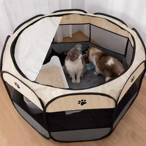 고양이 임신 출산 분만실 강아지 소형견 모래 강아지 울타리 텐트