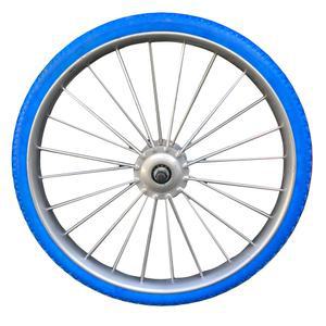 대진종합상사 26인치리어카 바퀴  26X2 1/2 펑크 안나는 청색 발포 안터지는 수레바퀴 1개