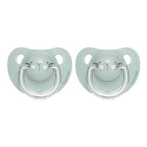 스와비넥스 휘게 아나토미컬형 쪽쪽이 1단계 실리콘 위스커 민트, 2개