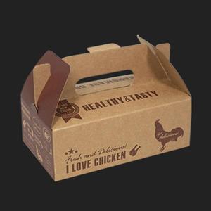 치킨 박스 크라프트 닭강정 손잡이 상자 대 200개