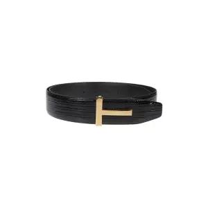 [톰포드] 금장 T로고 버클 양면 벨트 TB178 LCL381G 1N001