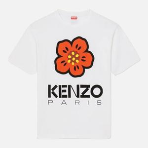 [겐조](남성)겐조 23SS 보크 플라워 화이트 티셔츠 FD55TS4454SO 01