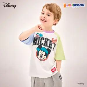 [디즈니]미키 마우스 레글런배색반팔티셔츠 /아동복