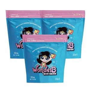 [신세계 규격](의정부점)원더비 캡슐 세제 러브 스위티 32개입 3개