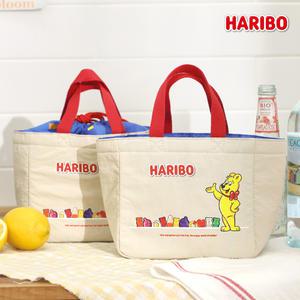 하리보 리빙 도시락가방 피크닉 소풍 보냉 런치백 / 보온보냉 도시락 핸들 파우치