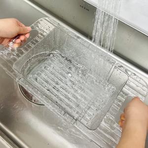 플라스틱 물빠짐 거치바구니 싱크대 간이 식기건조대