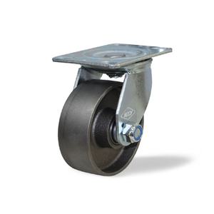 고하중캐스터 6인치 주철 쇠바퀴 주물 6204베어링