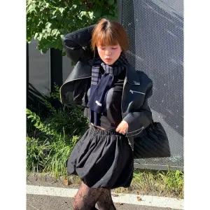 [빈폴ACC] (BE4X84M124) 울 스트라이프 머플러 - 애쉬