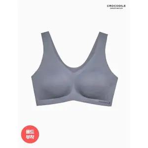 [하프클럽/ 이너웨어]라이크라 쉘론 몰드부착 V넥 브라 1종 마린블루 CDWBR4O23