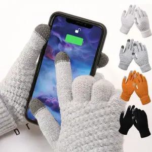 어나더뷰 1+ 1 피터 니트 스마트폰 터치장갑 겨울 털 장갑 2377
