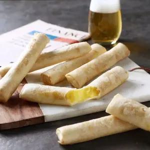 [푸딩팩토리] 고구마 빅 치즈스틱 1kg (100g x 10ea) 모짜렐라치즈 고구마무스 춘권