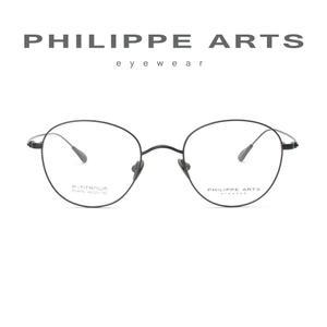 필립아츠 초경량 티타늄 안경테 IP도금 ST9076 C1 6g 안경 라운드 얇은테