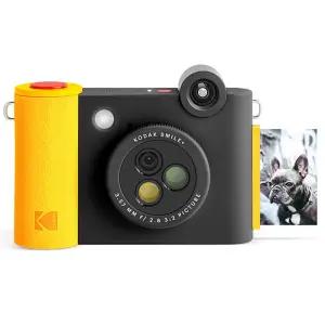 코닥 Smile + 스마일 플러스 디지털 즉석 카메라 포토 프린터 (블랙)