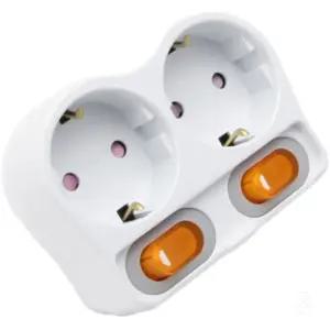 국산 선없는 개별전원 2구 안전 접지멀티탭 콘센트 4000W 스위치 유치원 고전력 어린이집 벽면형 고용량 무