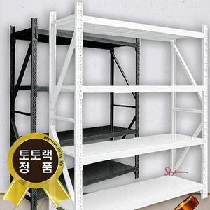 조립식앵글 4단 중량랙 베란다 선반 렉 무볼트 철제 펜트리 철제랙 렉경량랙zkl806