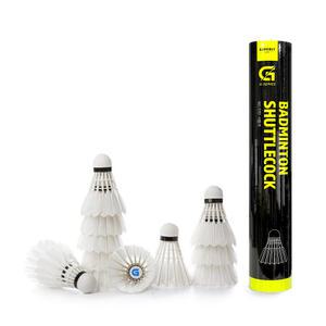 강블리라이프 배드민턴 셔틀콕 12개입 깃털 배드민턴공 운동 스포츠