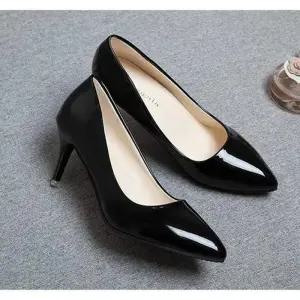 ONM 여자 에나멜 스타일 구두 1P 7cm 고품질 정장 면접 신