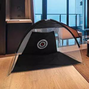 야외골프연습장 실내 가정용 골프 퍼팅 어프로치 연습 그물 망 스윙 연습기 네트 소형 블랙