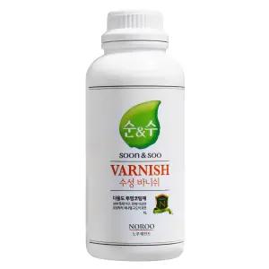 순앤수 수성바니쉬 목재 가구 방문 코팅 투명 페인트