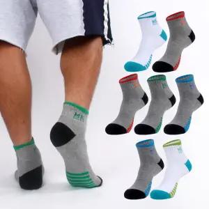 국내생산 면100% 남자 스포츠양말 8켤레 원포인트라인 단목 땀흡습 최고 작업 운동 도톰한 데일리 양말