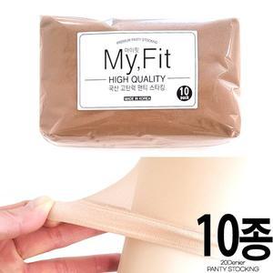 [마이핏]무발 스타킹 20D살색 벌크 학생 골프 자외선차단 교복 중학생 10매_P322545780