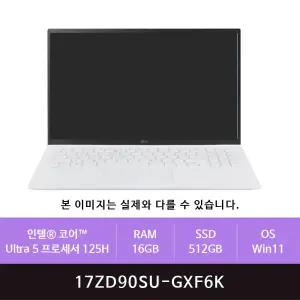 LG 2025 그램17 17ZD90SU-GXF6K 8GB추가/512GB교체/Win11설치(zoaa)