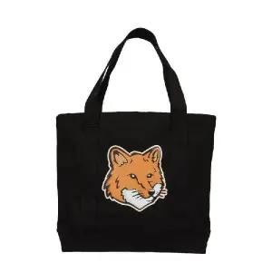 Maison Kitsune 폭스 헤드 프린트 라지 토트백 LW05101WW0050 P199 TP934461132