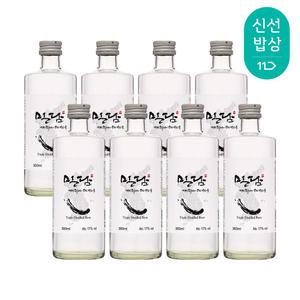 [품질보장] 착한농부 밀담 17도 360ml x8병 국산 단수수 3번 증류한 럼