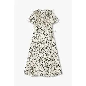 [VOV](본점) 플라워 프린트 쉬폰 랩 롱 원피스(7155237200)