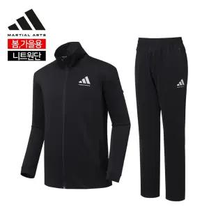 아디다스 컴뱃스포츠 마샬아츠 니트 트레이닝복 세트 TR140II JS-1 BK(블랙) 트랙탑