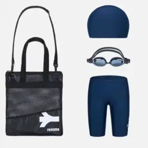[레노마수영복](하남점)*지퍼백 폴리백 2종 무상증정*남아 스마일 생존수영 키트 네이비 RN-BS2F891-NV