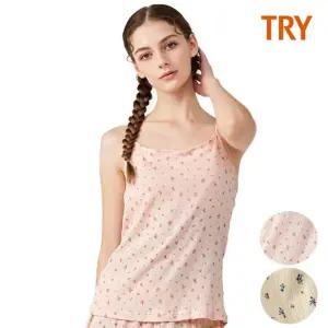 홈란쥬 트라이 여성용 브라캡 내장 하나만 끈나시 케미솔 끈러닝 J41