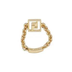 [펜디]펜디 포에버 FF 모티프 체인 링 골드 8AK334B08F0CFK