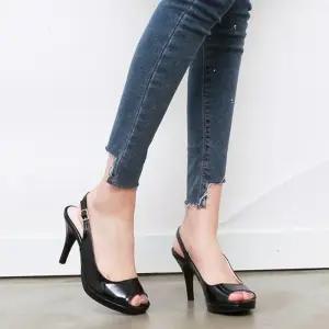 ONM 여성 스틸레토 슬링백 슈즈 정장 구두 힐 신발 3컬러