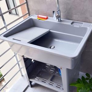 초 다용도 간이 싱크대 캠핑장 폭40 보조싱크대 수도꼭지 배수 보조 60CM 하부장