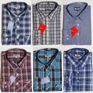 형제상회 남자작업복 작업복남방 체크 긴팔 랜덤발송 면혼방 0020SF02