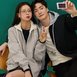 [하프클럽/]공용 스트레치 항공 점퍼-EARU4111B03