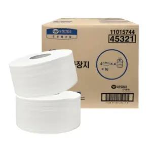 점보롤 유한킴벌리 세이브 250M 45321 2겹 4롤X4팩 총16롤 1박스