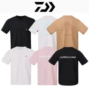 다이와 DAIWA 2024 라운드 반팔 티셔츠 DE-5424/5524CS 낚시 캠핑