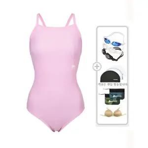 [레노마수영복](하남점)*폴리백 증정*여성 탄탄이싱글스트랩원피스수영복수경수모가방브라캡5종세트LS2F...